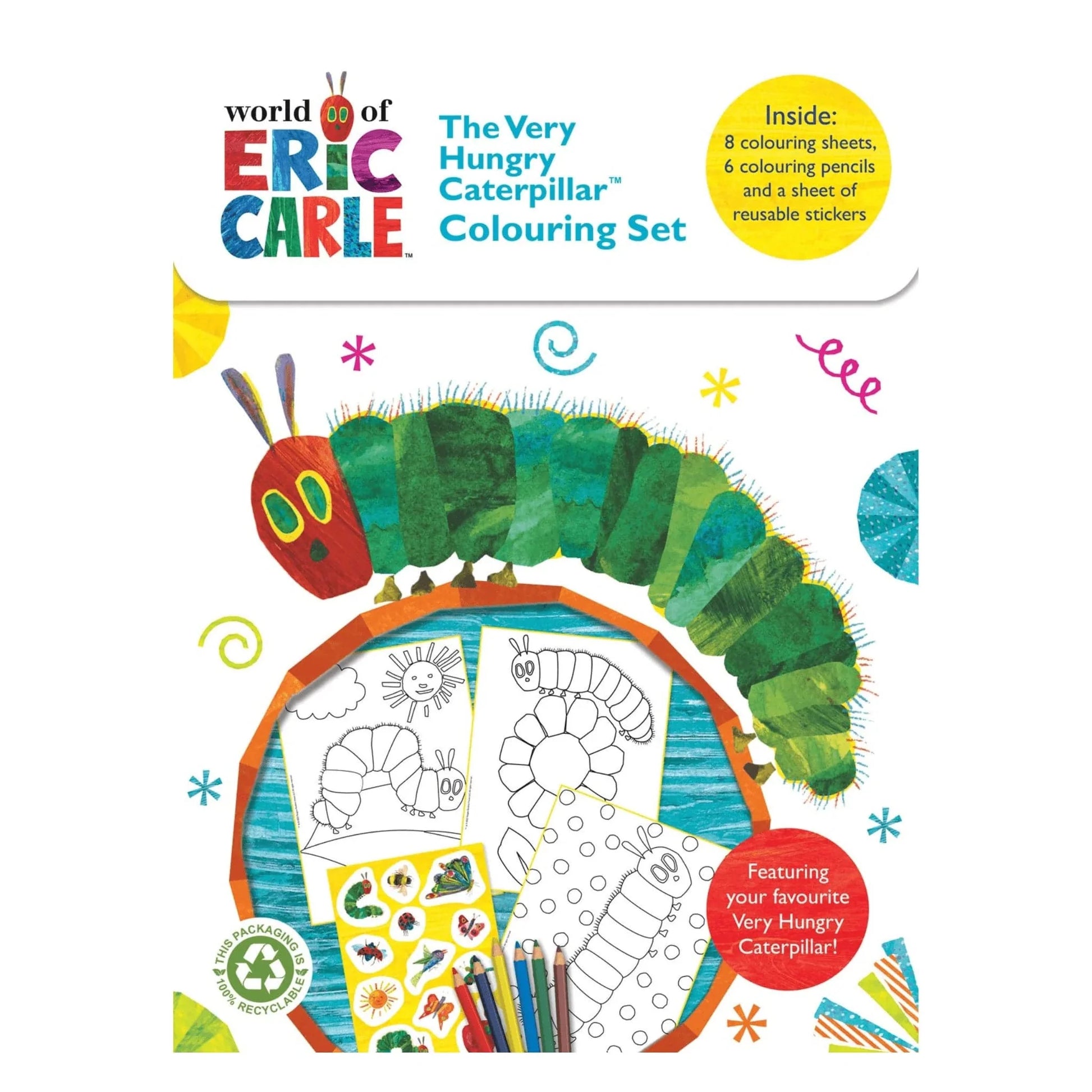 The Very Hungry Caterpillar Colouring Set - PoundToys