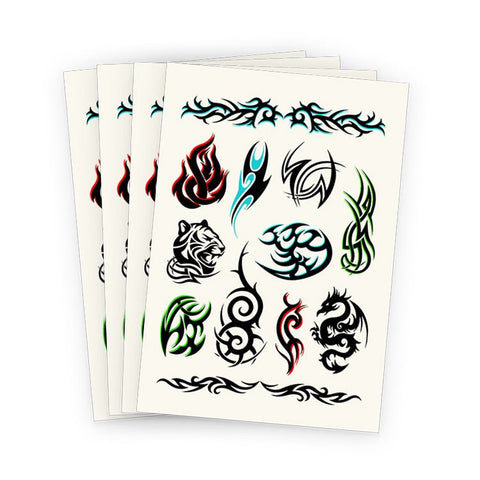 Totally Tribal Tattoo Sheet - Kids Party Craft