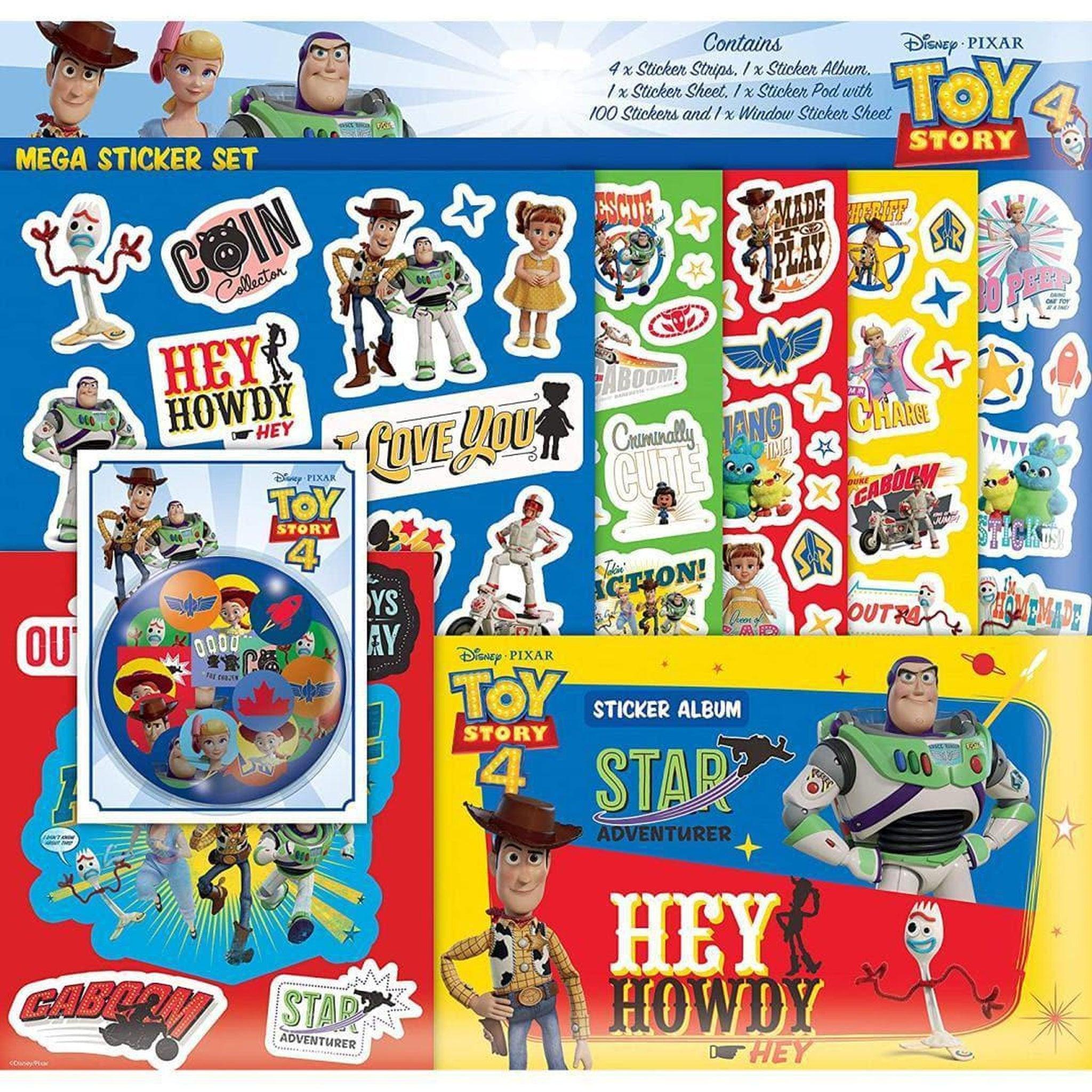 Toy Story 4 Mega Sticker Set - PoundToys