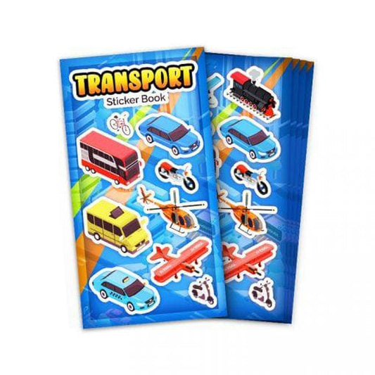 Transport Mini Sticker Book (12 Sheets) - PoundToys