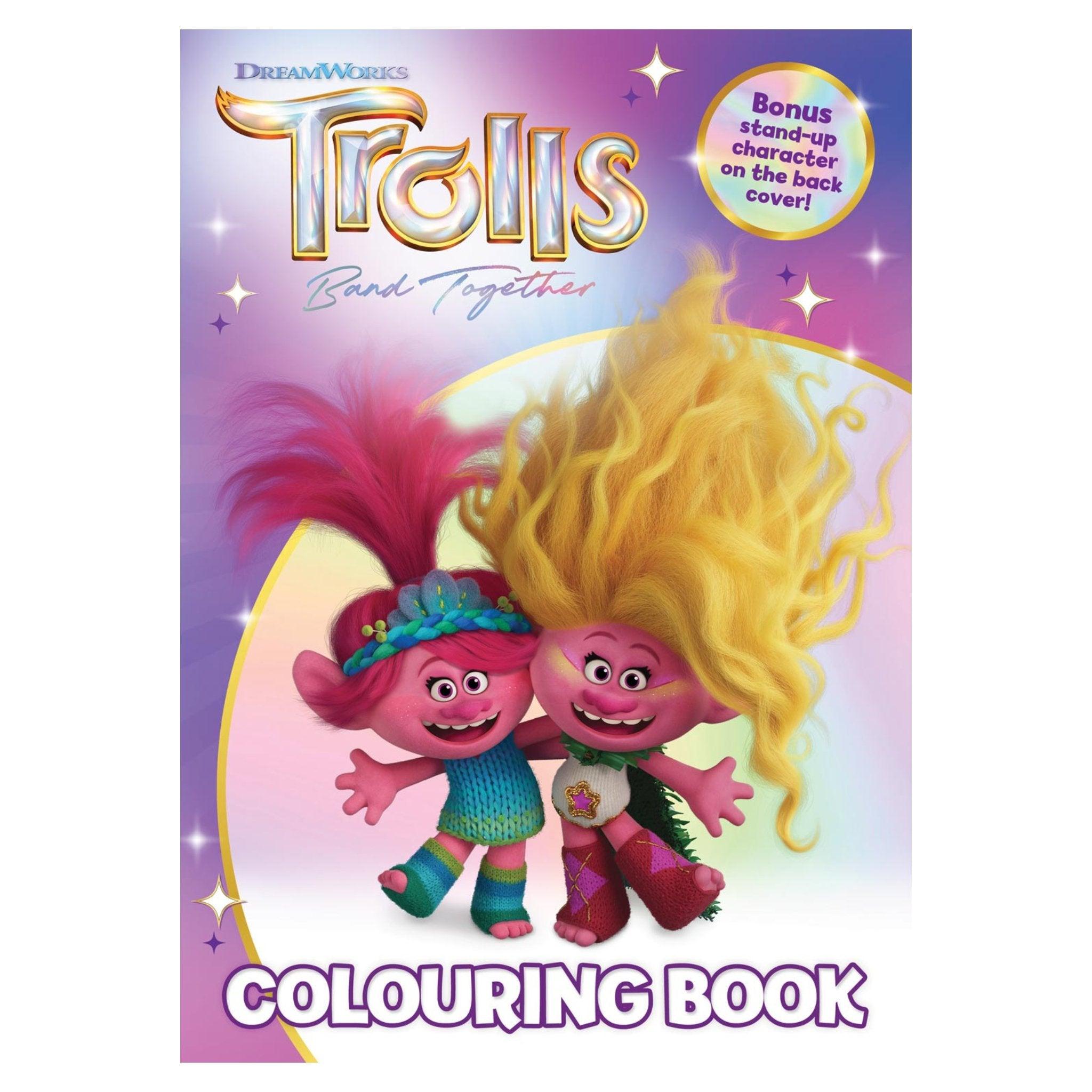 Trolls Band Together Colouring Book - PoundToys