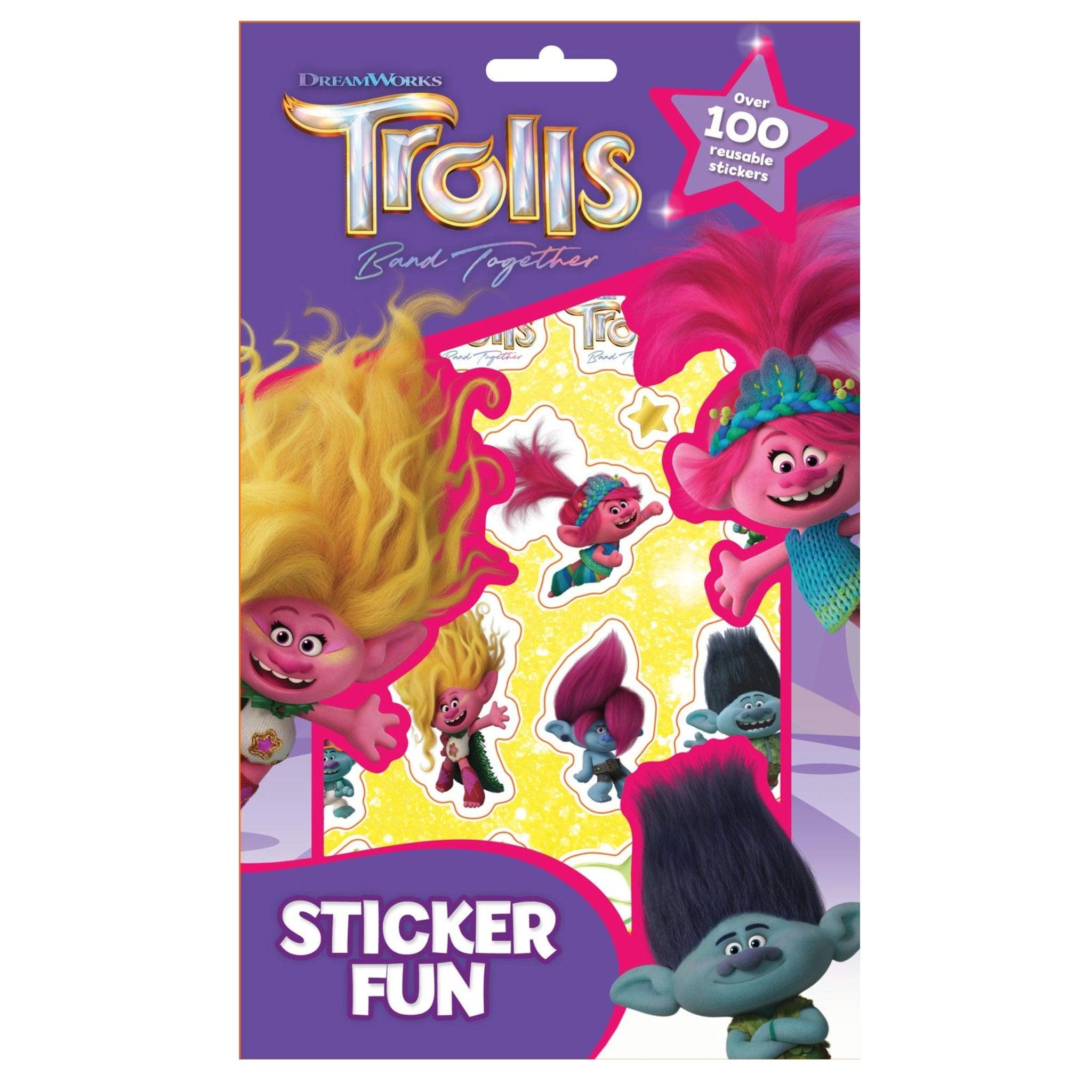 Trolls Band Together Sticker Fun Sticker Book - PoundToys