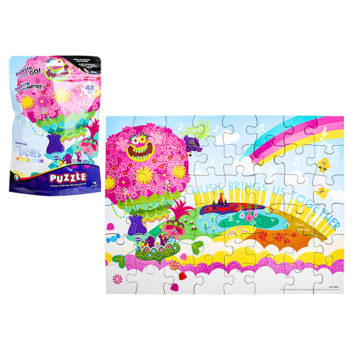 Trolls Puzzle On The Go - PoundToys