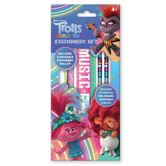 Trolls World Tour Stationery Set - PoundToys