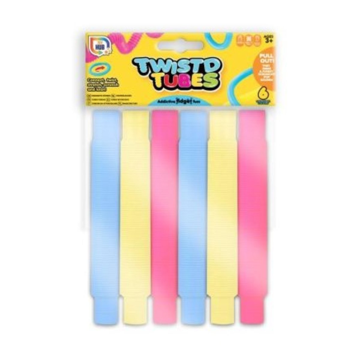 Twisted Tubes 6pc - PoundToys