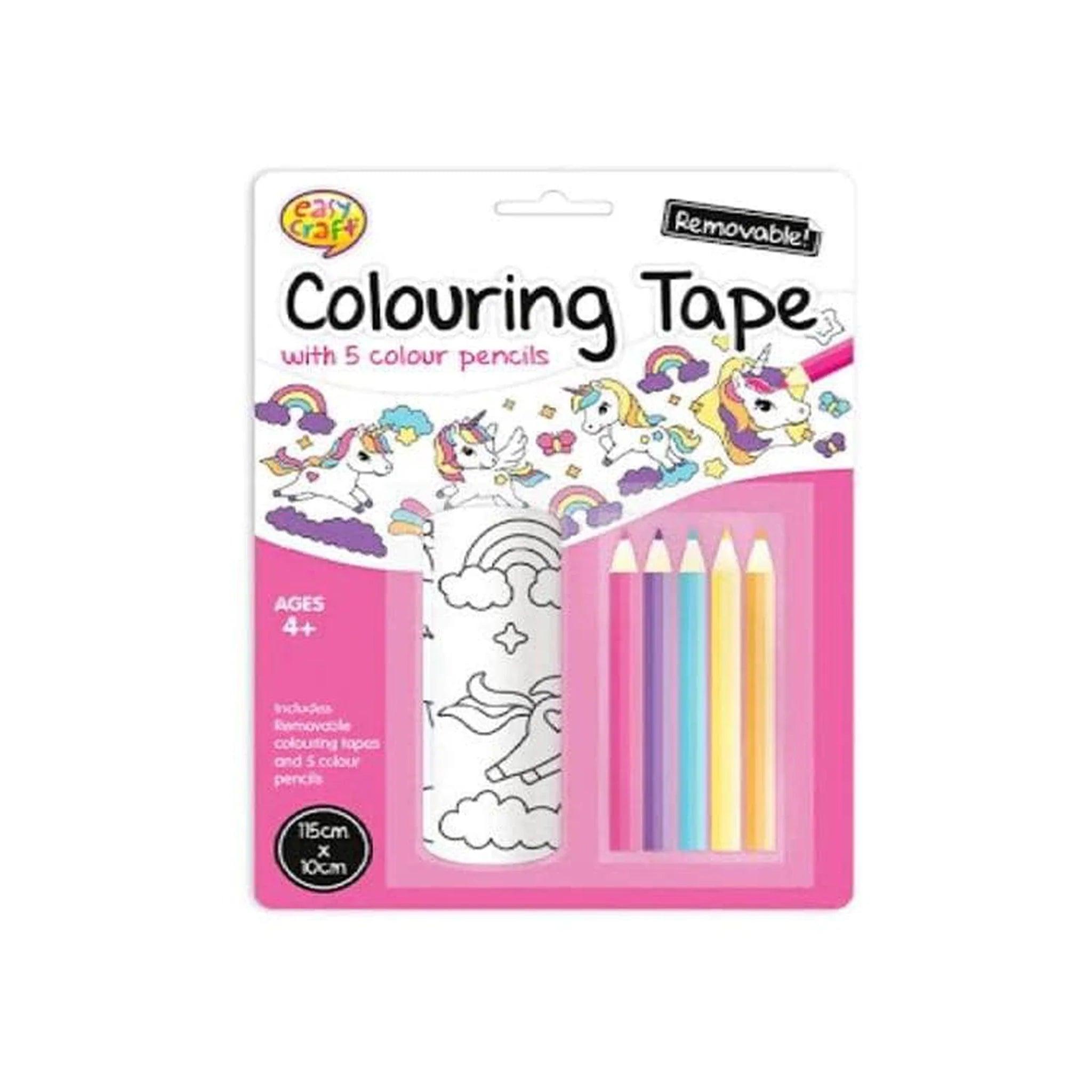 Unicorn Colouring Tape Set - PoundToys