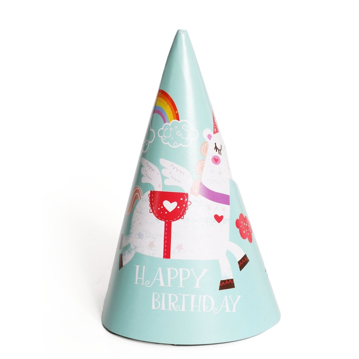 Unicorn Paper Party Hats 12pk - PoundToys