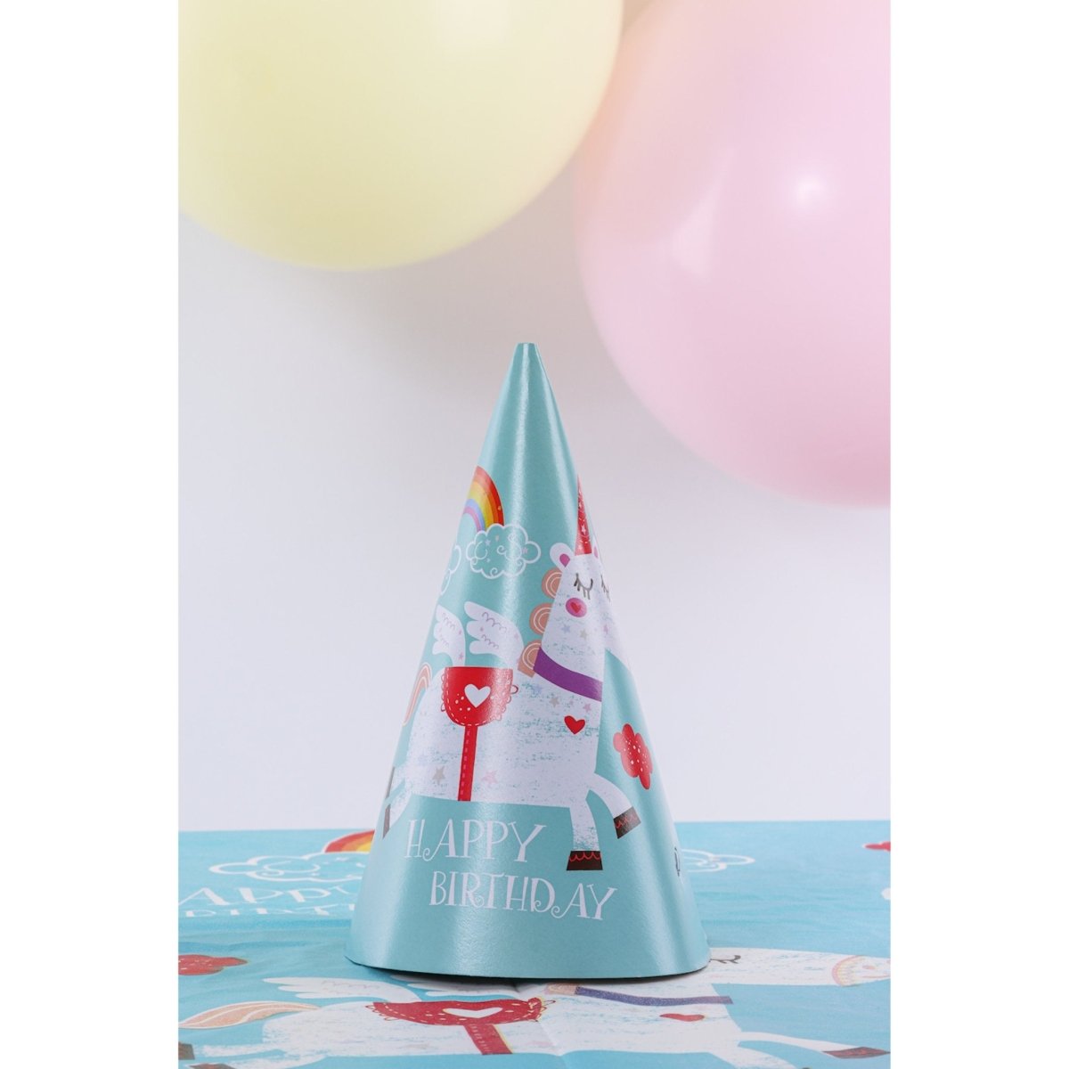 Unicorn Paper Party Hats 12pk - PoundToys