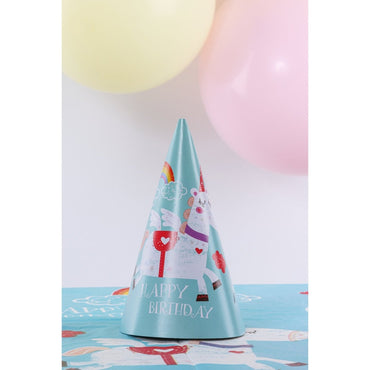 Unicorn Paper Party Hats 12pk - PoundToys