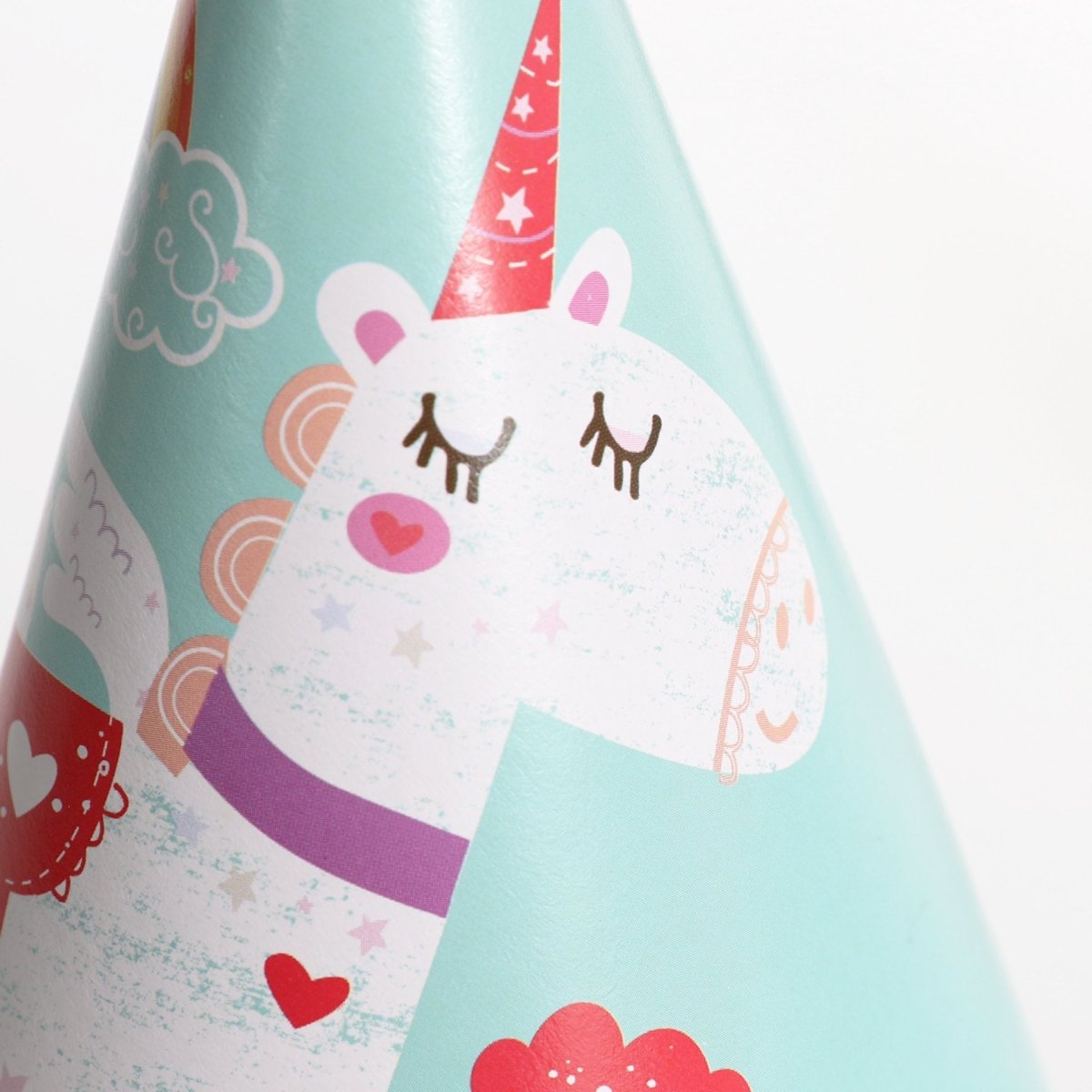 Unicorn Paper Party Hats 12pk - PoundToys
