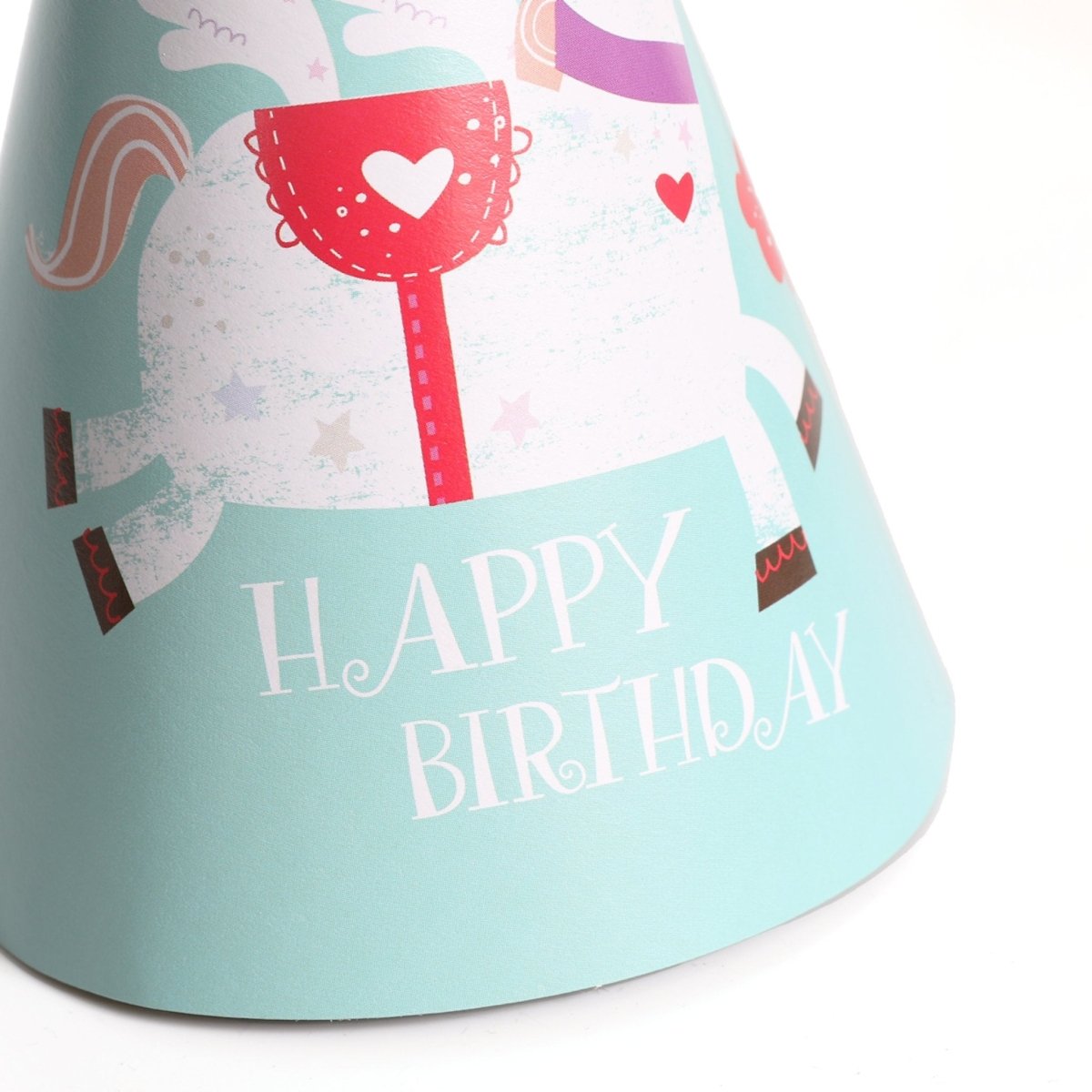 Unicorn Paper Party Hats 12pk - PoundToys
