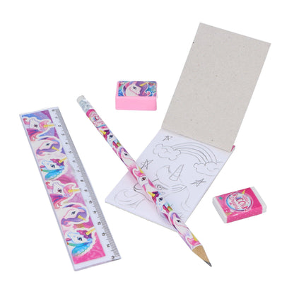 Unicorn Stationery Set 5pc - PoundToys