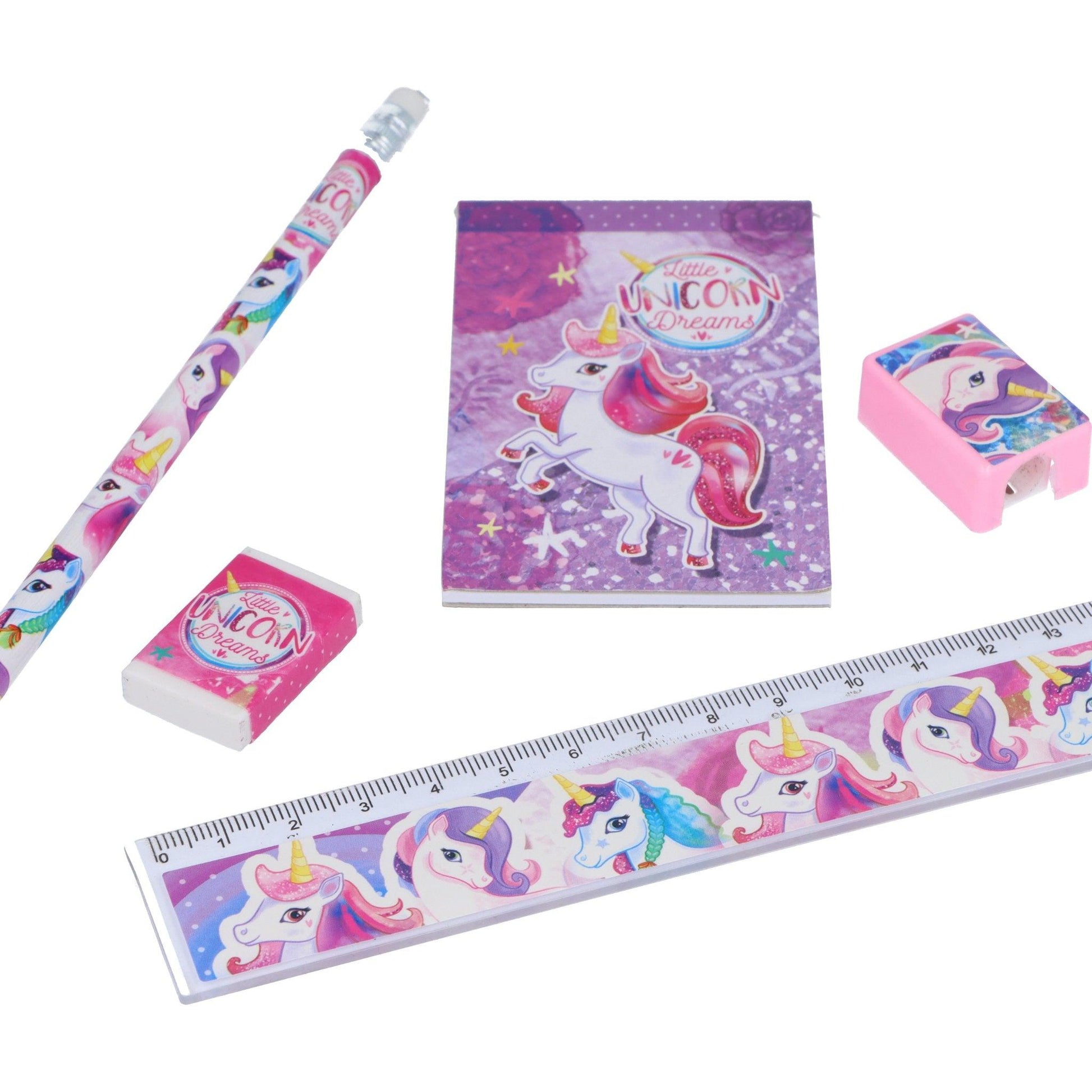 Unicorn Stationery Set 5pc - PoundToys
