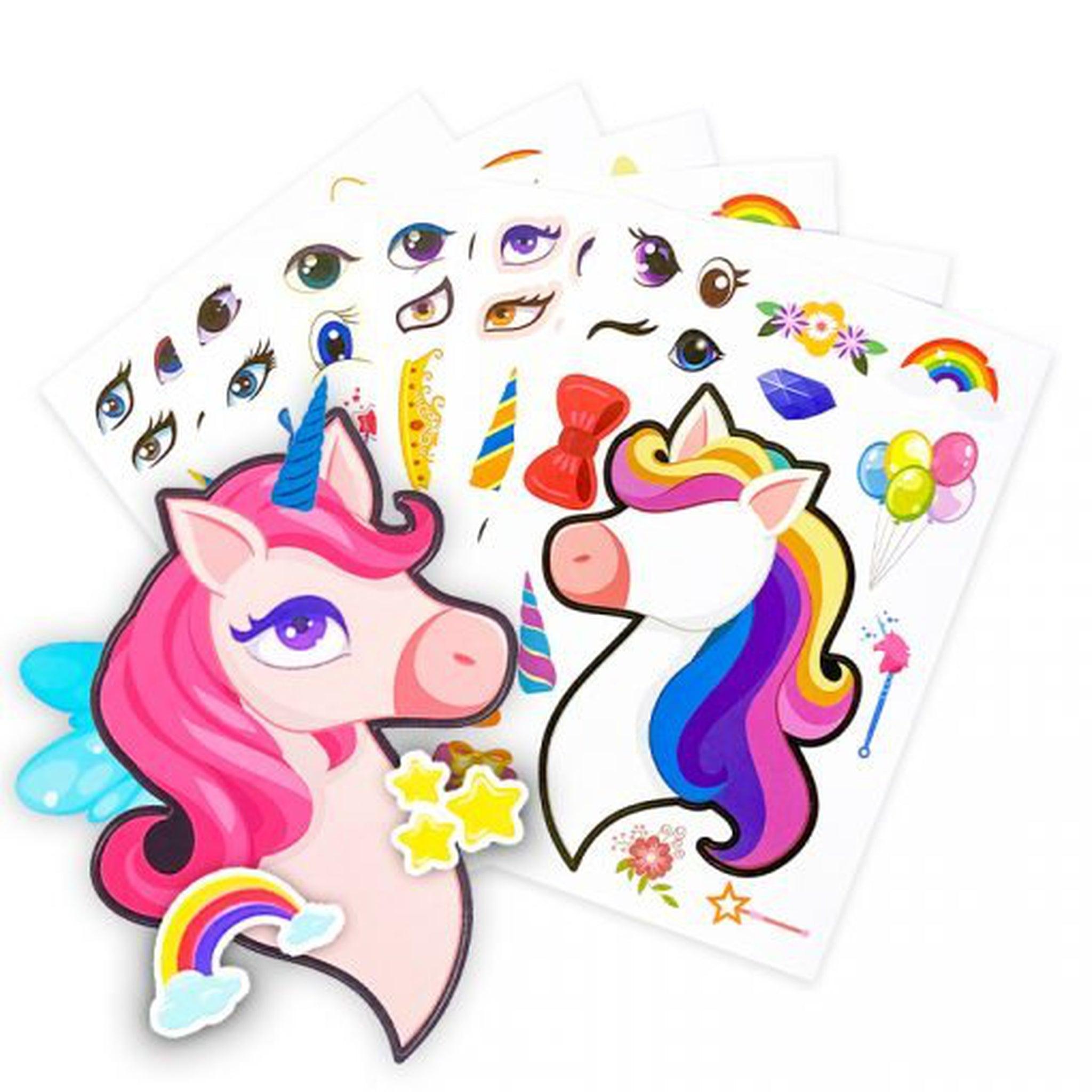 Unicorn Sticker Scene Create Pack - PoundToys