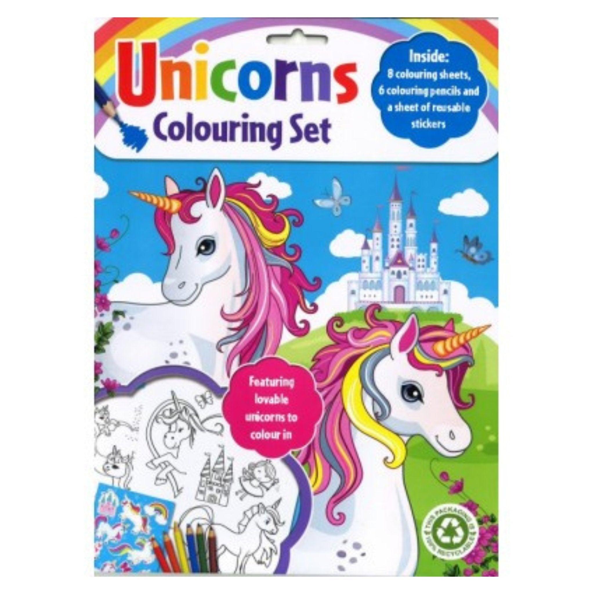 Unicorns Colouring Set - PoundToys