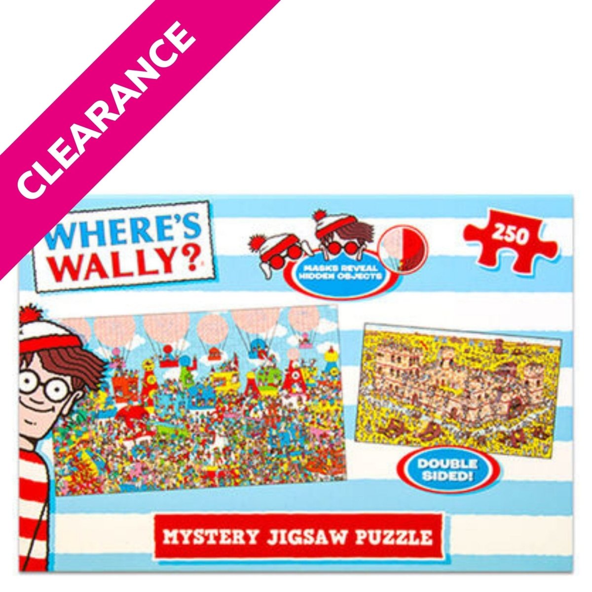 Where’s Wally? 250 Piece Mystery Jigsaw Puzzle - PoundToys