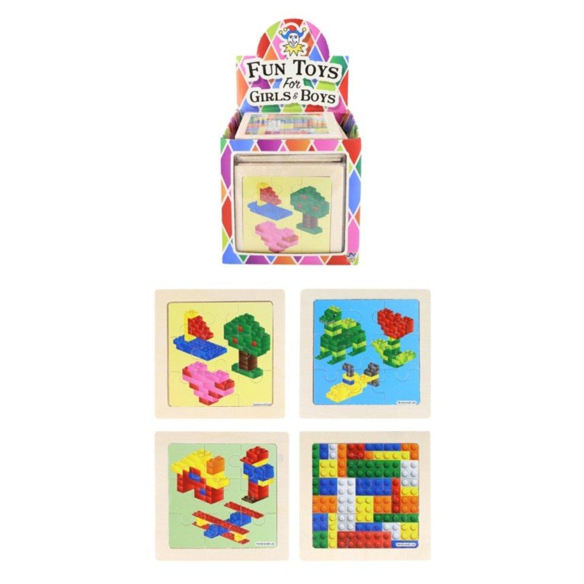 Wooden Brickz Mini Jigsaw Puzzle (11cm) - PoundToys