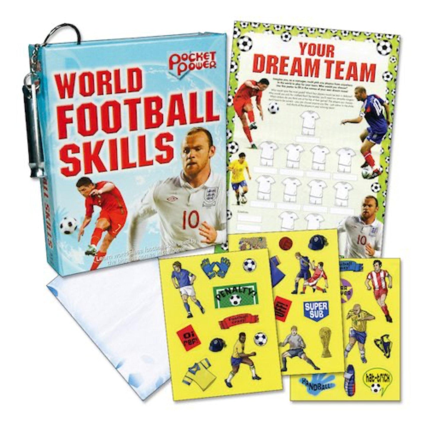 World Football Skills Pocket Power Mini Activity Kit - PoundToys