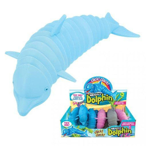 Wriggly Dolphin Fidget Clacker - PoundToys