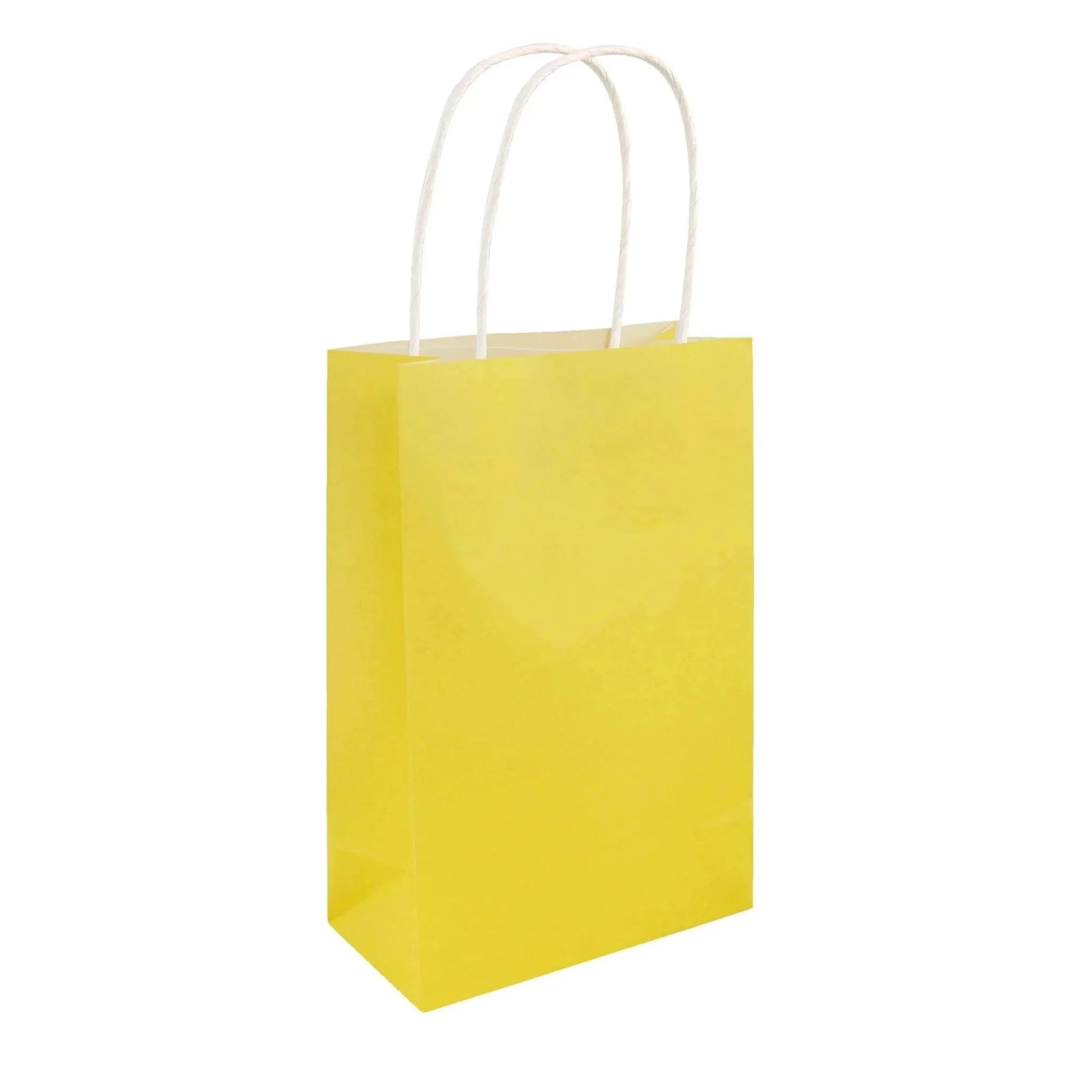 Yellow Paper Party Bags - PoundToys