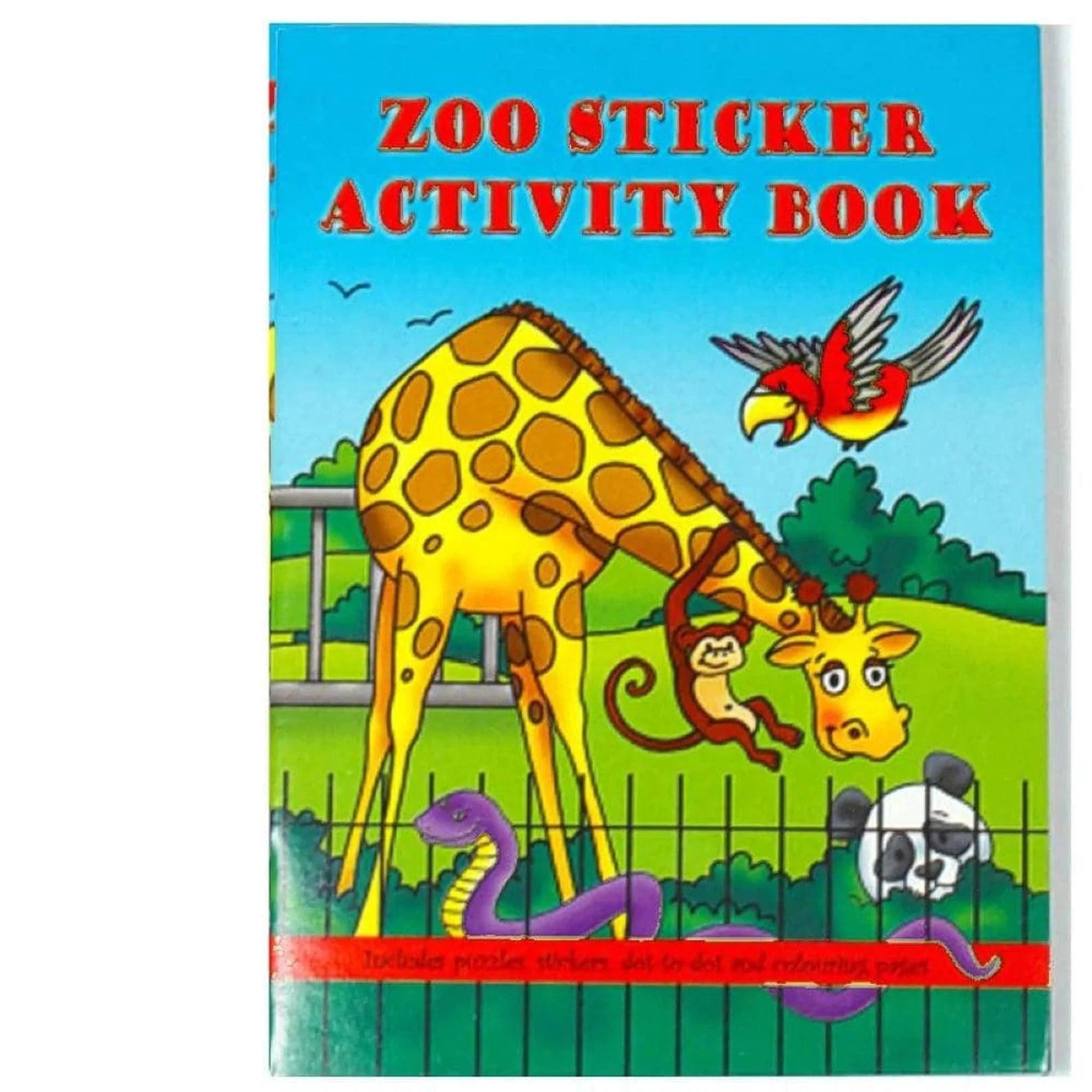 Zoo A6 Sticker Book 24 page - PoundToys